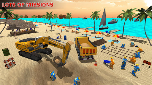 House Construction Beach Building Sim