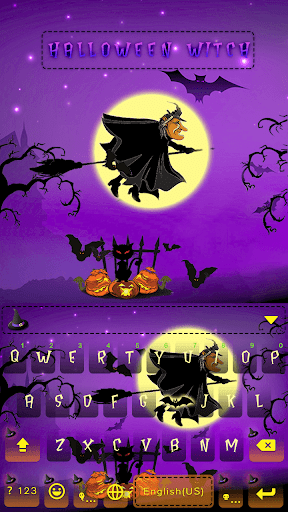 Halloween Witch Keyboard Theme