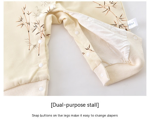 Title 5, Newborn Jumpsuit Double Layer Thickened Rompers...
