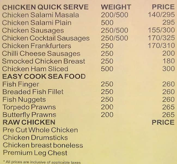 Republic Of Chicken menu 