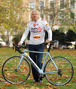 Sir Richard Branson preparing for the Cape Argus Pick ‘n Pay Cycle Tour.