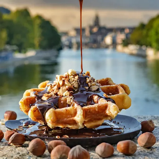 Tiramisu Hazelnut Waffle