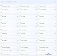 Kansrajashwanikumar menu 3