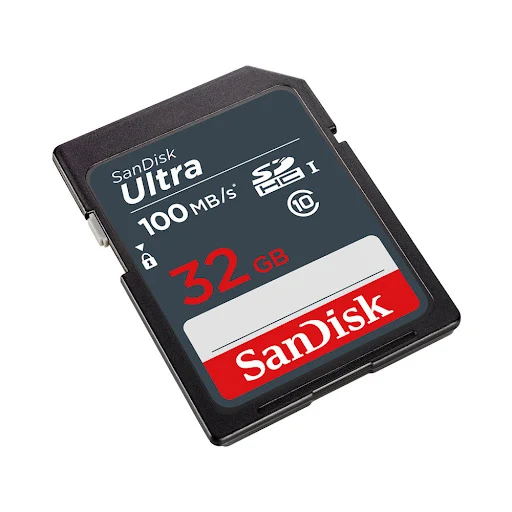 Thẻ nhớ SanDisk SD Ultra 32Gb 100Mb/s SDSDUNR-032G-GN3IN