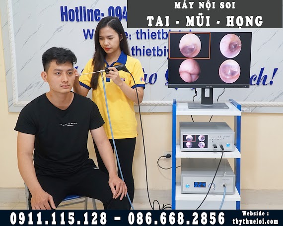 Máy Nội Soi Tai Mũi Họng Full Hd - Fhd 180 - Hình Ảnh Sắc Nét Có Kèm Màn Hình Mini 7Ich, Kèm 2 Optic Tùy Chọn