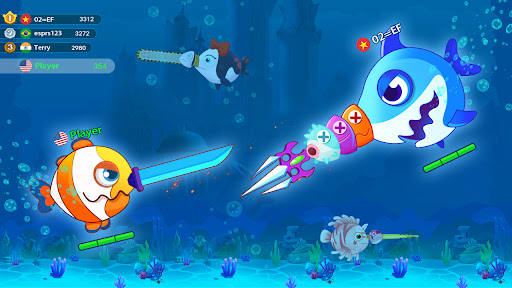 Screenshot Shark vs Fish .io-Hungry World