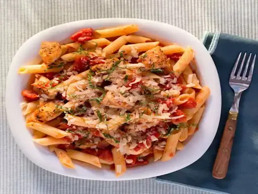 Penne White Sauce Veg Pasta