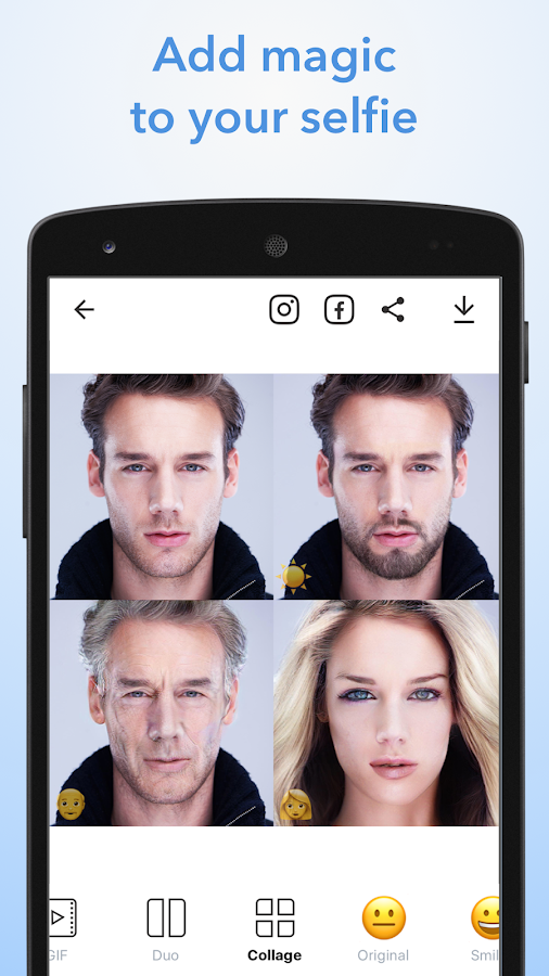   FaceApp- 스크린샷 