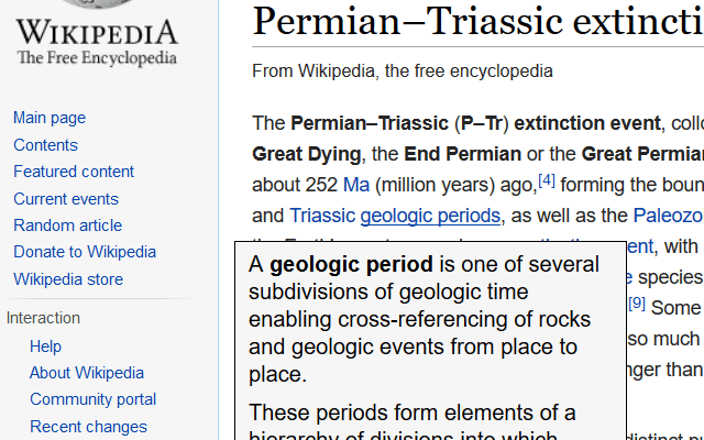 Wikipedia Peek Preview image 0