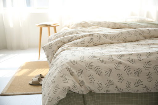 Title 8, Simple Cotton Four-Piece American Pastoral Flow...