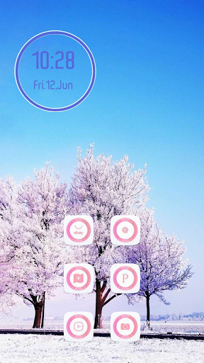 免費下載個人化APP|Light Pink Tree in Winter app開箱文|APP開箱王