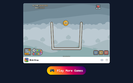 Blob Drop Game - Merge blobs to create the biggest one!