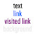 Link Text Color