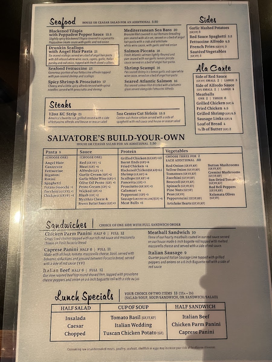 Back Page Menu