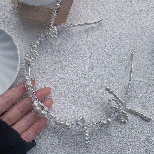 Title 2, Design Pearl Crystal Hairband Online Celebrity....