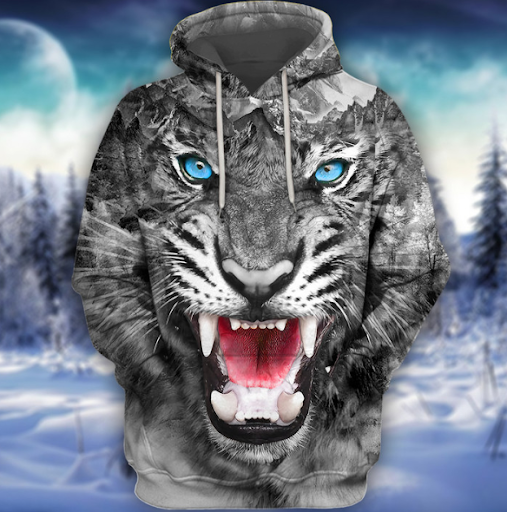 Title 5, Mens Printed Hooded Casual Sweater for everyda...