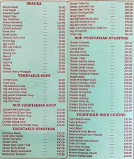 Hotel Sibbu Palace menu 3