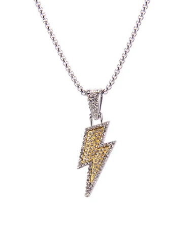 Hip Hop Titanium stalen ketting met - 0