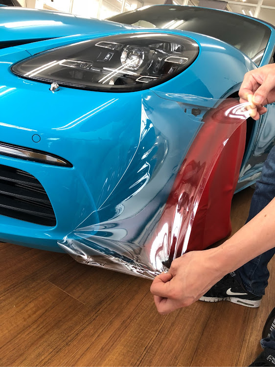鮨ひろさんが投稿したポルシェ718ボクスター・プロテクションフィルム・ラッピングに関するカスタム事例の投稿画像1枚目