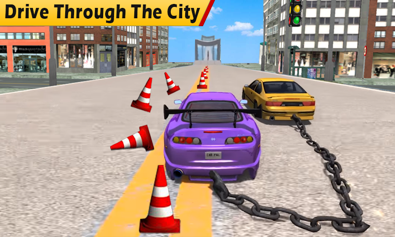   Chained Cars Stunt Race- 스크린샷 