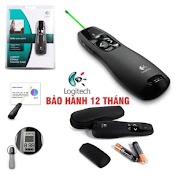 Bút Trình Chiếu Logitech R400 Bảo Hành 12 Tháng + Tặng Kèm Bao Da Và Pin