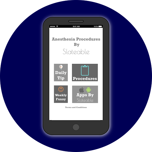 Android application Anesthesia Procedures screenshort