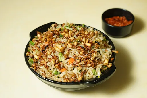 Veg Burnt Garlic Fried Rice