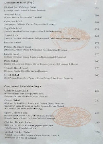 Mucchad menu 