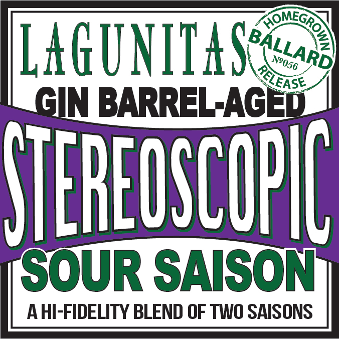 Logo of Lagunitas Stereoscopic Sour Saison (Gin Barrel-aged)