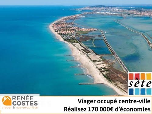 Vente viager 3 pièces 72 m² à Sète (34200), 41 250 €