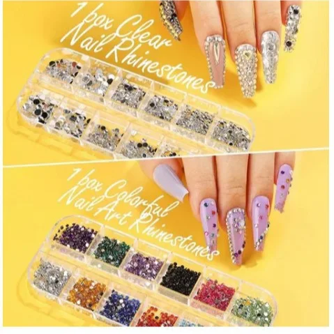 Kit de ferramentas de beleza para unhas, pincel para pintura, faça você mesmo, folha de ouro, decore suas unhas.