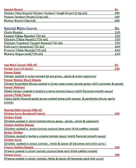 Tandoori Flames menu 3