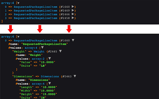 Symfony Var Dump Expander