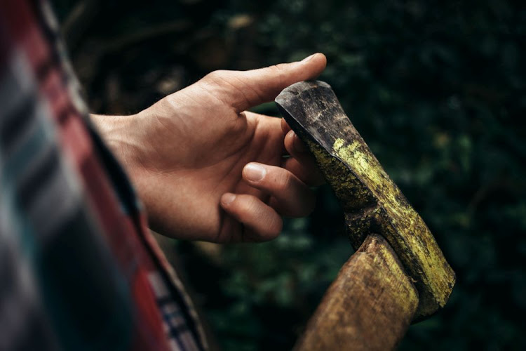 The man armed with an axe and a knife held 15 hostages captive on a train for almost four hours. Stock photo.