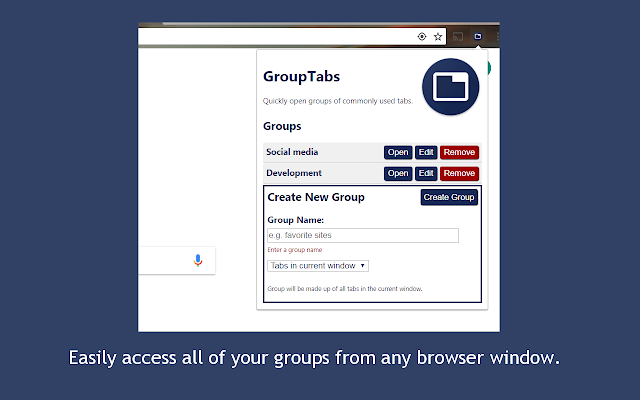 Group Tabs