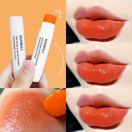 Title 3, Fruit Flavor Colored Lip Balm Moisturizing Nour...