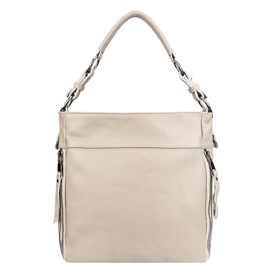 Bolsa tote de couro genuíno de grande capacidade, estilo mensageiro, elegante e espaçosa, perfeita para transportar seus pertences com conforto e estilo.