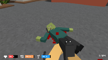 Pixel Zombies Hunter 2 Apk Apkdownload Com - mine zombie hunting simulator roblox