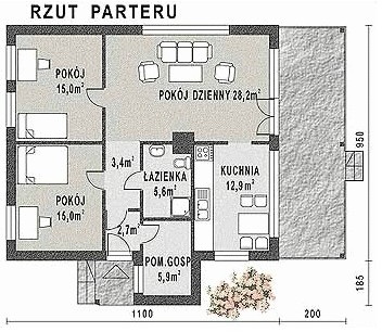 WB-3334 - Rzut parteru