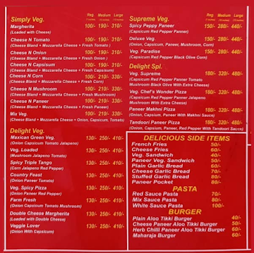 Vicky Sweets & Restaurant menu 