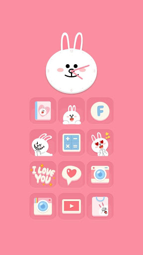 LovelyCony LINE Launcher theme