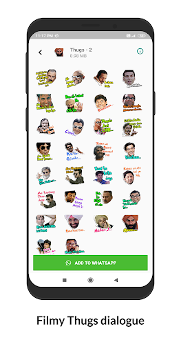 Hindi Stickers for chat  Text stickers app