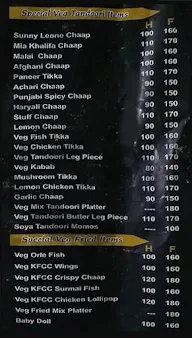 Vikas Punjabi Dhaba menu 1