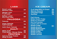 Lassi Shop menu 1