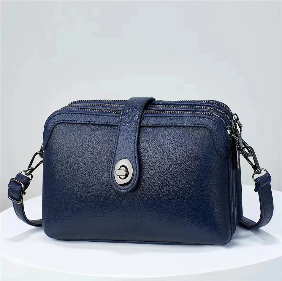 Sac à bandoulière simple, couleur unie, grande capacité, idéal pour transporter tous vos essentiels avec style et confort au quotidien.