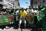 UMkhonto weSizwe party supporters marched to the Durban city hall in protest against the poor service delivery in eThekwini 