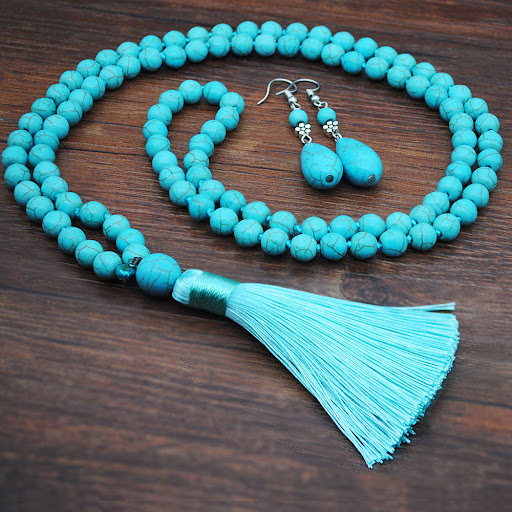 Title 3, European And American Retro Turquoise Jewelry S...