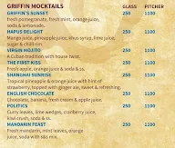 The Boozy Griffin menu 8