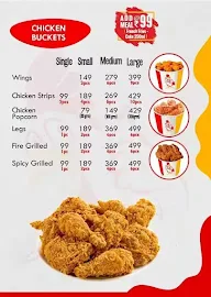 Chicken Affair menu 1