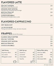 Third Wave Coffee menu 4